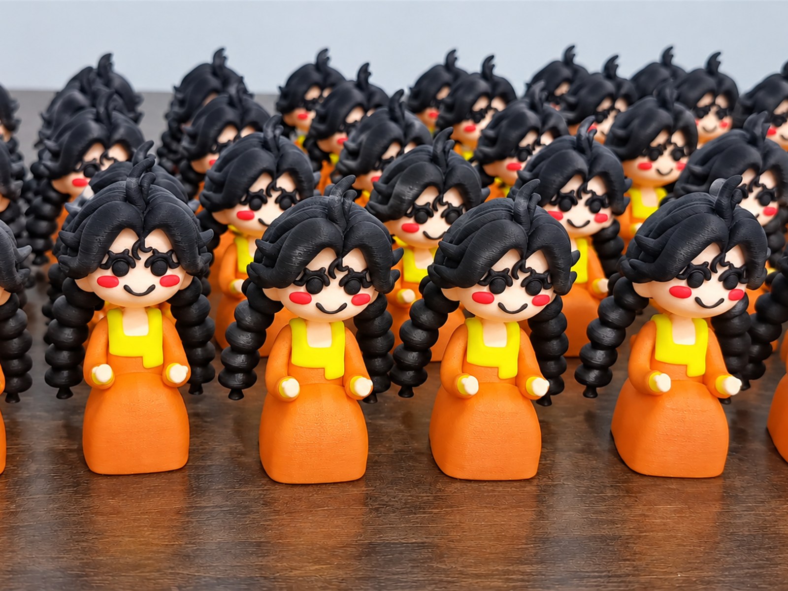 Batch of custom full-color character giveaway figurines for Eid Al Adha