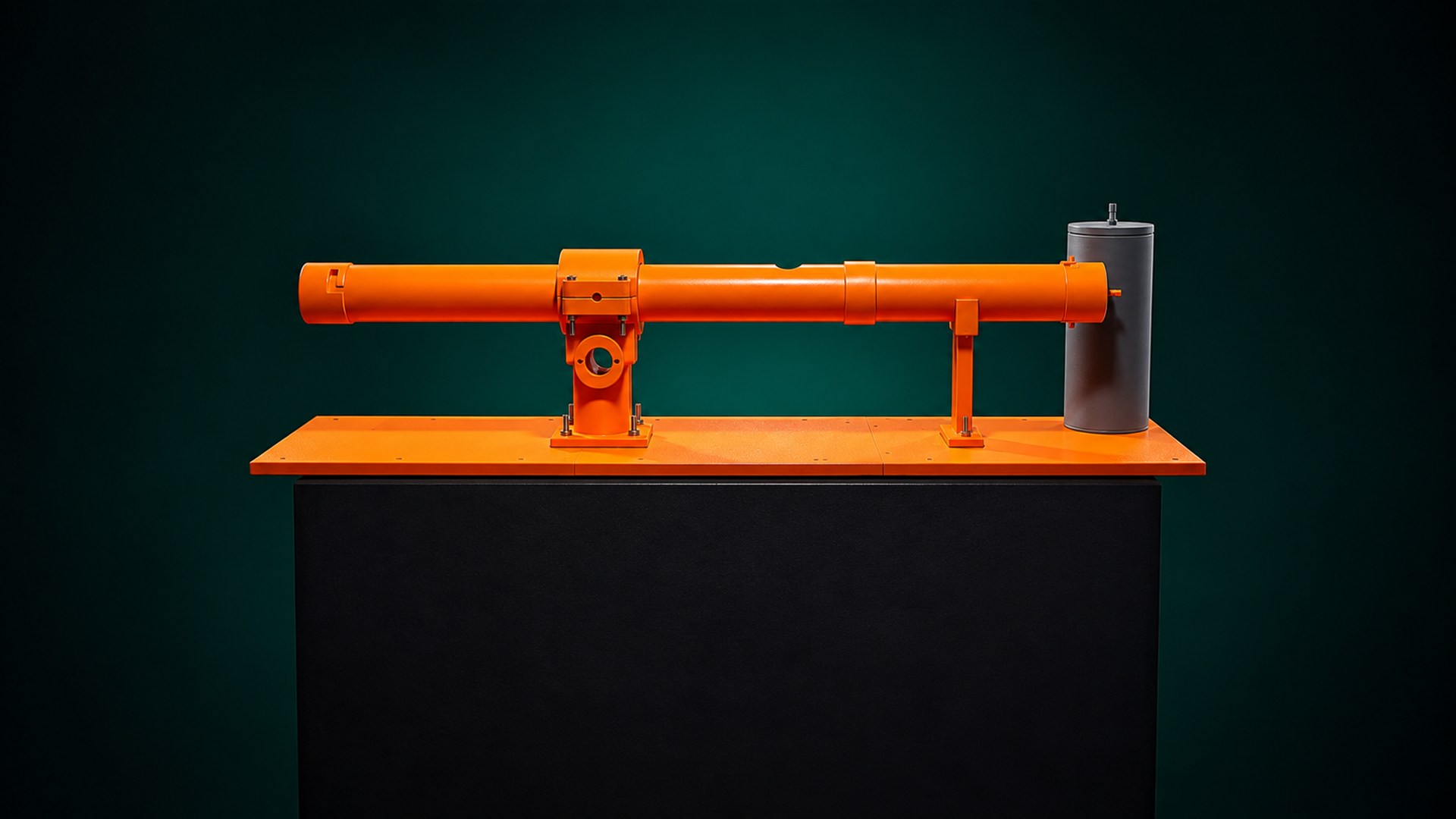 3D printed PLA engineering pipeline demonstration model for a university project